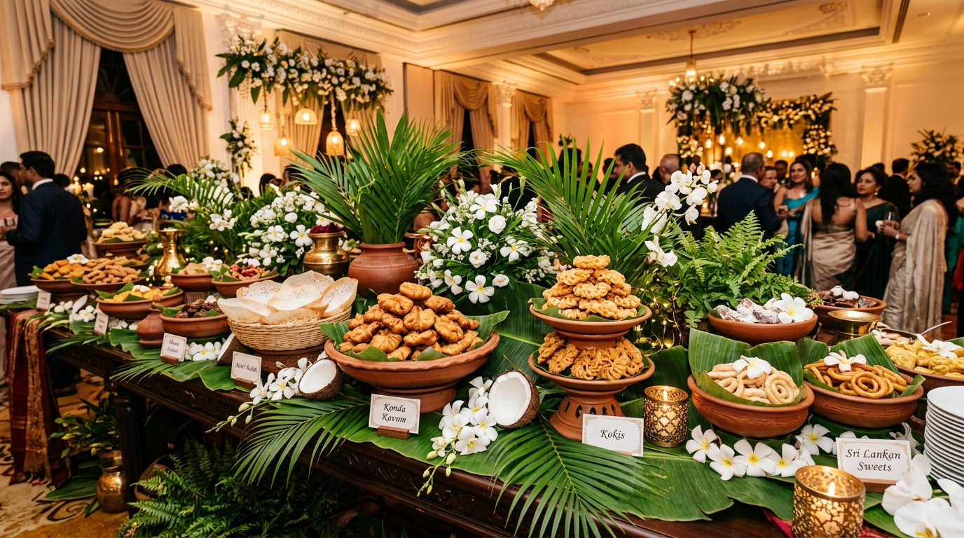 Sri Lankan themed event catering